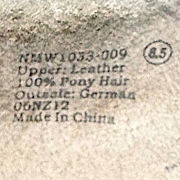 Naughty Monkey Black and Cream Leopard Print Pony Fur Platform Heels Size 8.5 - Picture 13 of 14